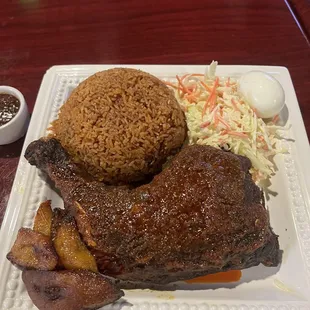 Jerk Chicken &amp; Jollof rice