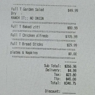 1/24/24 - Catering Receipt