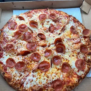All Meat and Cheese Pizza