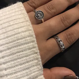 Unique silver ring designs! Cant wait to go back for more :)