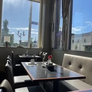 interior, sushi and sashimi