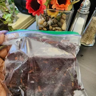 My bag of jerky!! Da' Lish!!