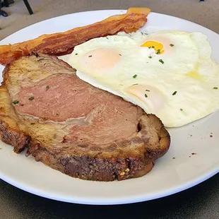 Prime rib brunch special