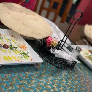 Appetizers: Tzatziki Dip &amp; Labneh Dip