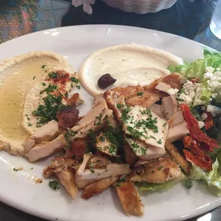 Chicken shawarma plate