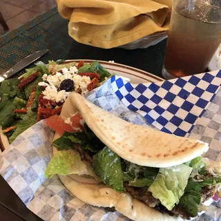 Eggplant Gyro Wrap