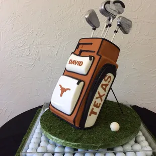 Golf themed Grooms Cake