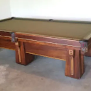 9' Antique Pool Table