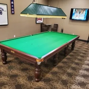 12' Snooker Table (Installed and Re-Felted)