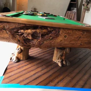 8' Custom table. Built from one massive tree!