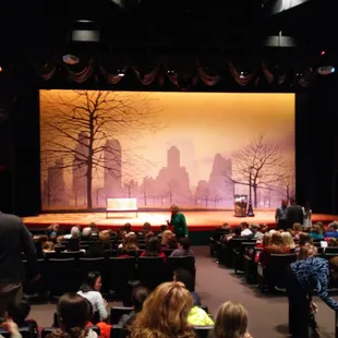 Stage for the play Miracle on 34th Street