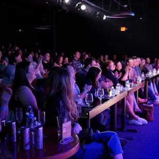 Enjoying comedy in our Mainstage Theater!