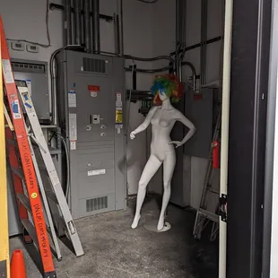 Yes,the electric/maintenance closet!
