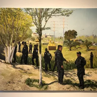 Liu Xiaodong: Policemen In The Park, 2019 (viewed: 03/28/21)