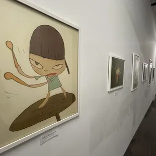 Gallery to the bathrooms