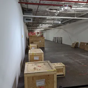 New show waiting to be in crated