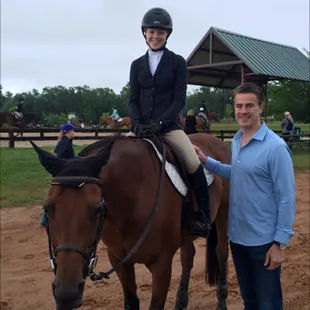 Leah &amp; Scott #horseshowdads