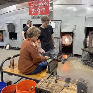 Glass blowing was so much fun.. The staff was amazing!