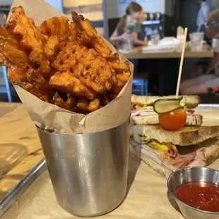 Sweet Potato Fries &amp; Cubanesque
