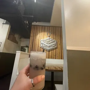 Lavender blueberry fizz