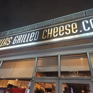 Front of the restaurant