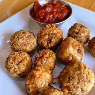 Pretzel-Fried Mozzarella