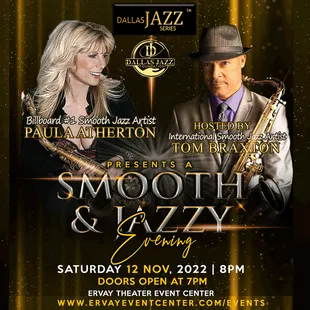 a man and woman playing saxophone