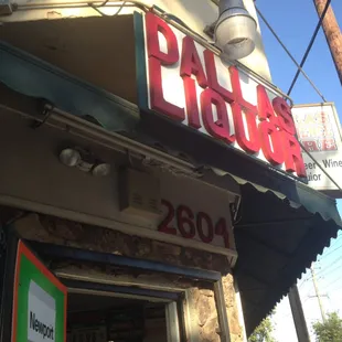 Just our business sign at the front entrance