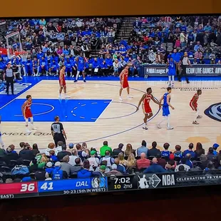 Atlanta Hawks at Dallas Mavericks. February 6, 2022. NBA on ESPN. #NBA75