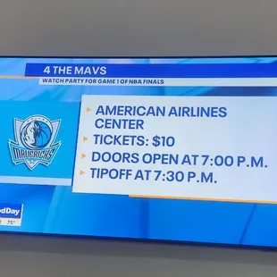 Watch party at the AAC TONIGHT! GO MAVS ! June 6 2024 MAVS at Boston