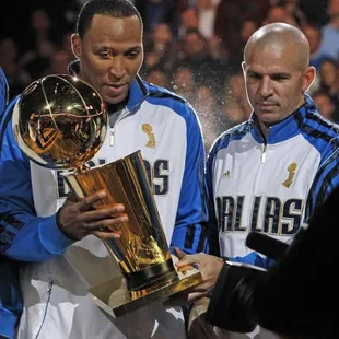 Shawn Marion and J. Kidd when they finally got the title