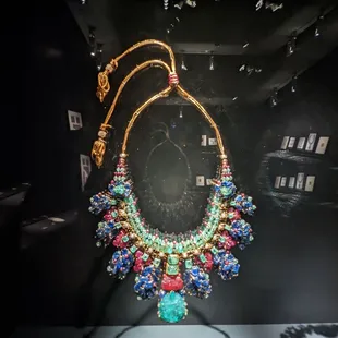 The necklaces get bigger and bigger as you move through the exhibit