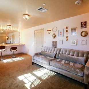 Bridal suite in the Bel Air Ballroom
