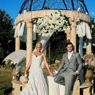 Gazebo in the Bel Air Ballroom's garden