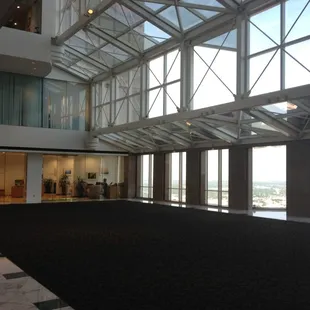 Sky lobby at the petroleum club