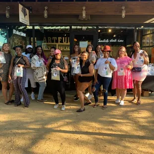 Bloggers having fun!