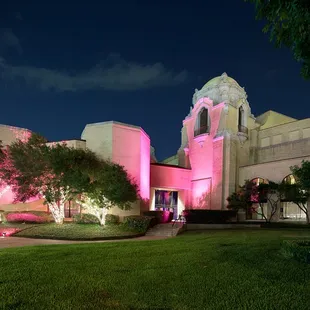Exterior view of the Music Hall at Fair Park.