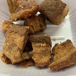 1/4 pound chicharrones