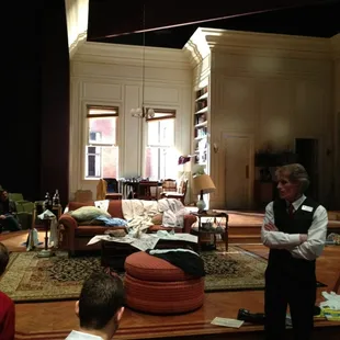 The Odd Couple set