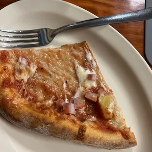 The pineapple pizza