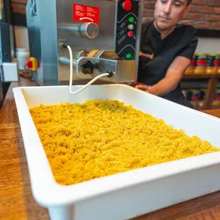 Fresh Pasta being made