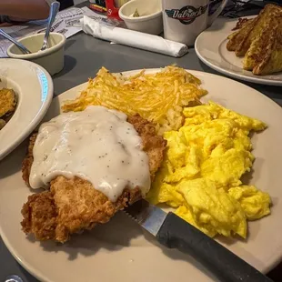 Chicken Fried Chicken Breast &amp; Eggs