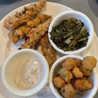 Chicken Fried Steak Finger Salad