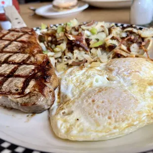 New York Steak and Eggs
