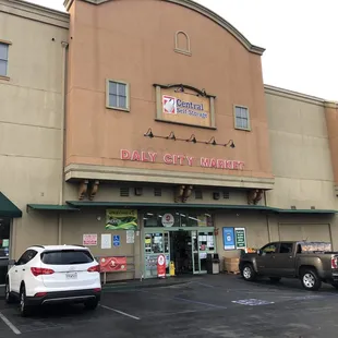 the outside of the building