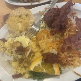 Bacon and eggs