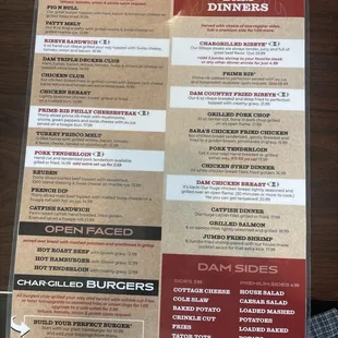 menu, sushi and sashimi