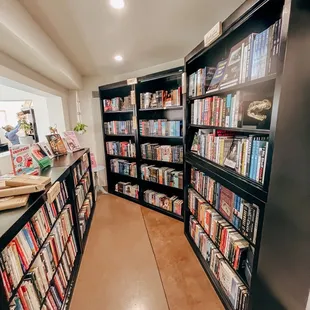 a view of the bookshelf