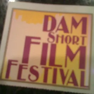 The ticket stub. Very Hoover Damish.