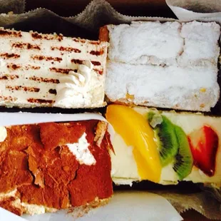 Four fine vegan choices!